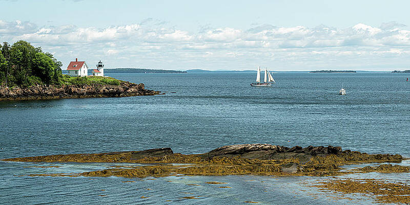 Curtis Island Lighthouse Panorama by Douglas Wielfaert Curtis Island Lighthouse Panorama by Douglas Wielfaert