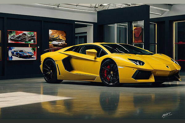 Wall Art - Digital Art - Custom Garage Graphics by Marc Etherington