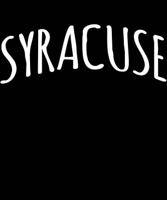 Wall Art - Digital Art - Cute Syracuse by Flippin Sweet Gear