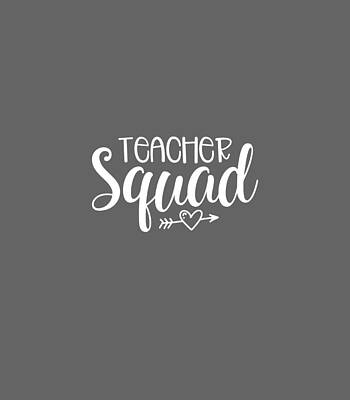Cute Teacher Squad Team Crew Back To School Appreciation by Muhmma Irha
