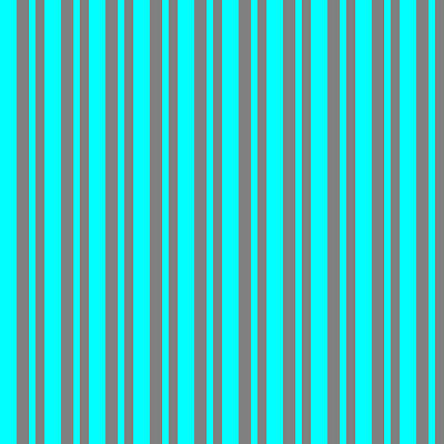 [ Thumbnail: Cyan and Gray Colored Lines/Stripes Pattern Acrylic Print ]