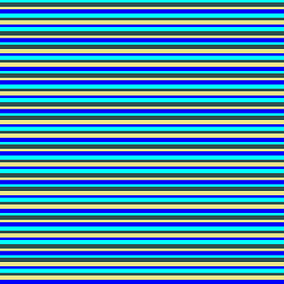 [ Thumbnail: Cyan, Dark Slate Gray, Tan, and Blue Colored Lines Pattern Duvet Cover ]