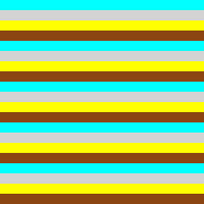 [ Thumbnail: Cyan, Light Grey, Yellow, and Brown Colored Lines/Stripes Pattern Duvet Cover ]
