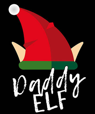 Wall Art - Digital Art - Daddy Elf Christmas Costume by Flippin Sweet Gear
