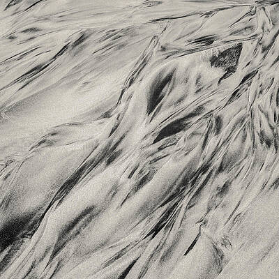 Wall Art - Photograph - Dailbeag Sand Patterns, Study 2 by Dave Bowman