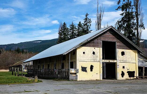 Dairy Barn with Holes by Tom Cochran Dairy Barn with Holes by Tom Cochran