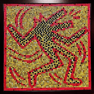  Mixed Media - Dancing Dog SOLD by Doug Powell