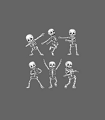 Dancingkeletons Dance Challenge Boys Girl Kids Halloween by Black