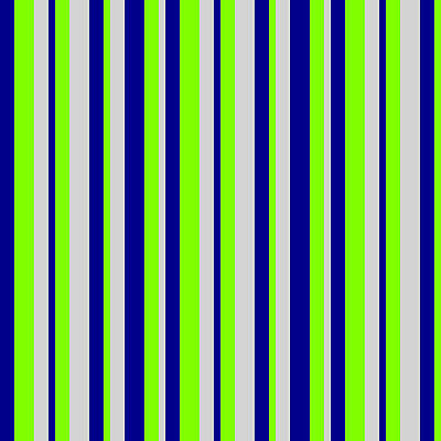 [ Thumbnail: Dark Blue, Chartreuse, and Light Grey Colored Lines Pattern Metal Print ]