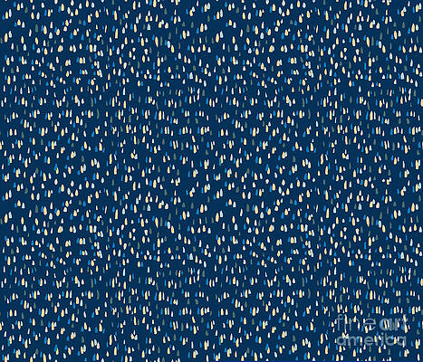 Dark Blue Drops Repeating Pattern by Priscilla Wolfe Dark Blue Drops Repeating Pattern by Priscilla Wolfe