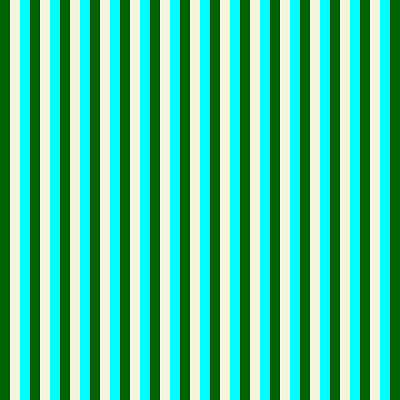 [ Thumbnail: Dark Green, Beige, and Aqua Colored Striped Pattern Duvet Cover ]