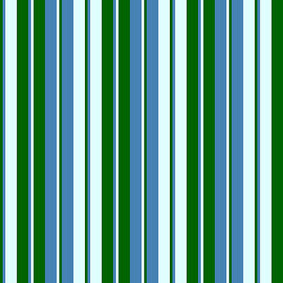 [ Thumbnail: Dark Green, Blue, and Light Cyan Colored Lines/Stripes Pattern Duvet Cover ]