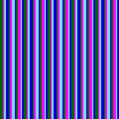 [ Thumbnail: Dark Green, Fuchsia, Light Sky Blue, and Blue Colored Lined Pattern Duvet Cover ]