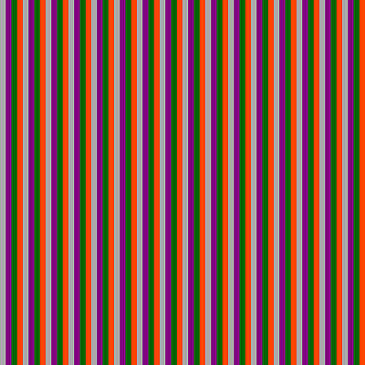 [ Thumbnail: Dark Grey, Purple, Dark Green, and Red Colored Pattern of Stripes Duvet Cover ]