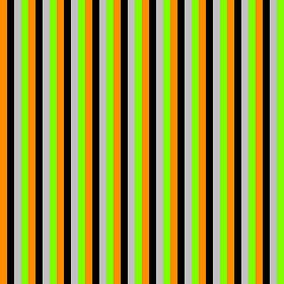 [ Thumbnail: Dark Orange, Black, Grey, and Chartreuse Colored Striped/Lined Pattern Acrylic Print ]