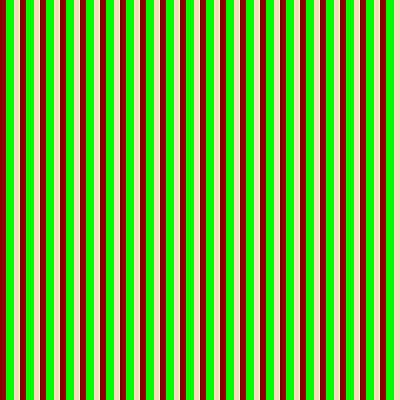 [ Thumbnail: Dark Red, Lime, and Tan Colored Stripes Pattern Art Print ]
