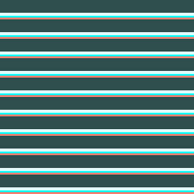 [ Thumbnail: Dark Slate Gray, Light Cyan, Aqua, and Salmon Colored Pattern of Stripes Tote Bag ]