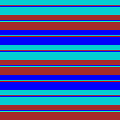 [ Thumbnail: Dark Turquoise, Brown, and Blue Colored Lines Pattern Tote Bag ]