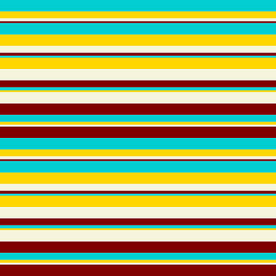 [ Thumbnail: Dark Turquoise, Yellow, Beige, and Maroon Colored Lined/Striped Pattern Duvet Cover ]