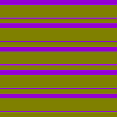 [ Thumbnail: Dark Violet and Green Colored Pattern of Stripes Shower Curtain ]