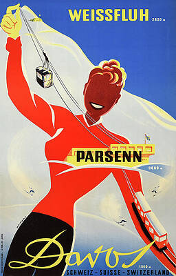 Wall Art - Digital Art - Davos, Parsenn by Long Shot
