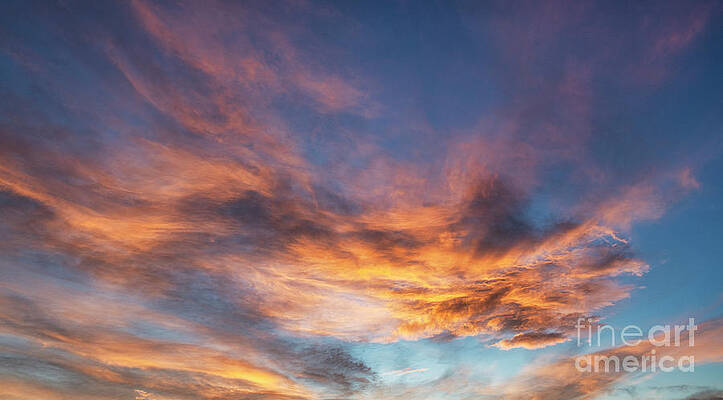 Wall Art - Photograph - Dawn Sky in the Cotswolds by Tim Gainey