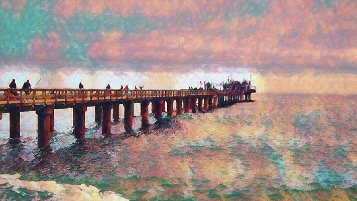 Day on the pier in Swakopmund by Ernie Echols Day on the pier in Swakopmund by Ernie Echols