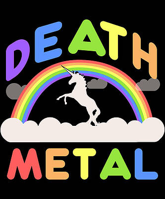 Wall Art - Digital Art - Death Metal by Flippin Sweet Gear