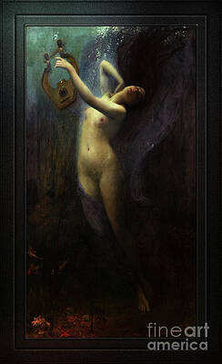 Death of Sappho by Charles Amable Lenoir Old Master Reproduction by Rolando Burbon Death of Sappho by Charles Amable Lenoir Old Master Reproduction by Rolando Burbon