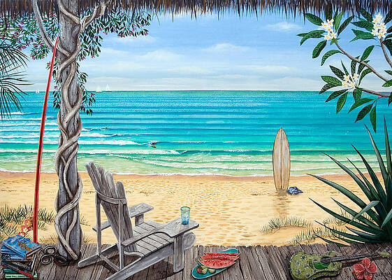 Deck Chair Canvas Print by Joshua Kennedy