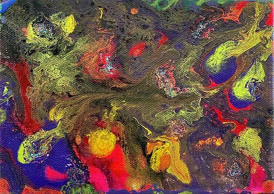  Painting - Deep in Space by Suzy Lang