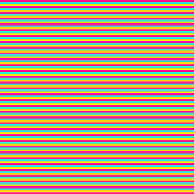 [ Thumbnail: Deep Pink, Turquoise, and Yellow Colored Stripes/Lines Pattern Duvet Cover ]