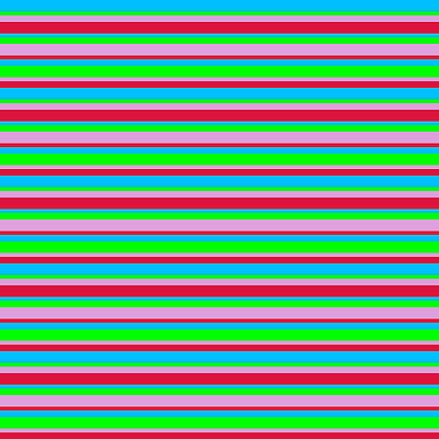 [ Thumbnail: Deep Sky Blue, Lime, Plum, and Crimson Colored Lined/Striped Pattern Duvet Cover ]