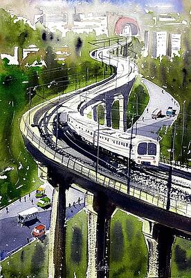 Delhi Metro by Mukesh Bisht