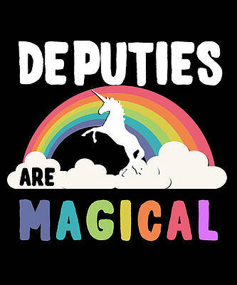 Wall Art - Digital Art - Deputies Are Magical by Flippin Sweet Gear