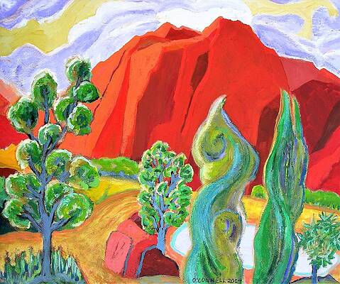 Desert Mountain Fantasy Painting By James O Connell Notes on cartography by american cartographer, erwin drawing tall majestic mountains on a top down map can be daunting. pixels