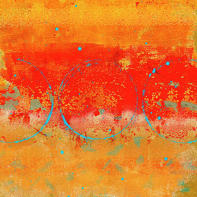 Digging for Gold Abstract by Carol Leigh Digging for Gold Abstract by Carol Leigh