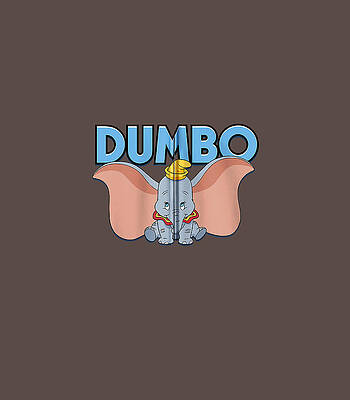  Digital Art - Disney Dumbo Blue by Shuoh Eirea