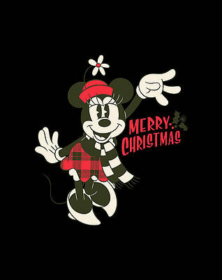 Download Disney Vintage Minnie Mouse Christmas Digital Art By Jessika Bosch