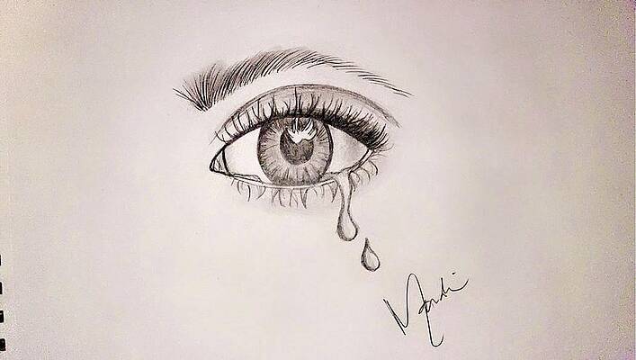 detailed illustration of a girls eyes with tears  Stable Diffusion   OpenArt