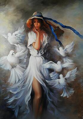 Woman Screaming Paintings Fine Art America