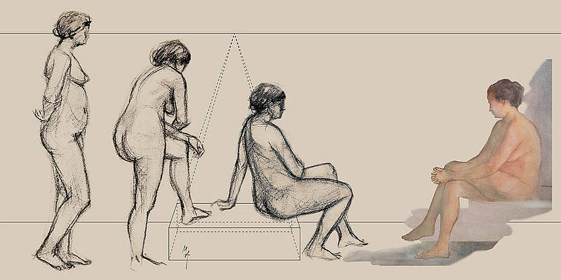 Drawing School I. by Attila Meszlenyi Drawing School I. by Attila Meszlenyi