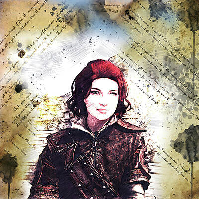 Wall Art - Digital Art - Dreaming of Tara's Story by Brandi Untz