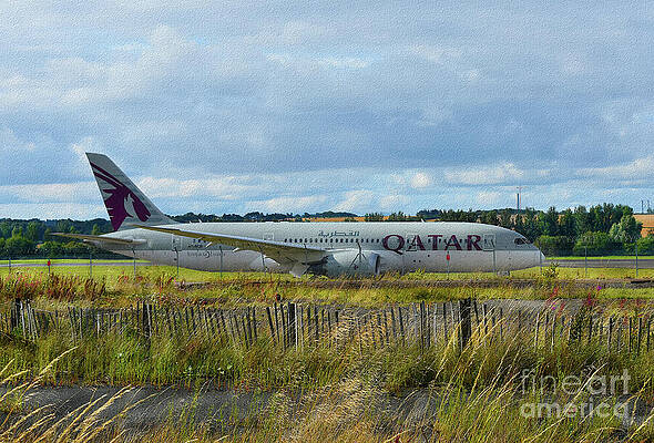 Dreamliner - Edinburgh Airport, Scotland by Yvonne Johnstone Dreamliner - Edinburgh Airport, Scotland by Yvonne Johnstone