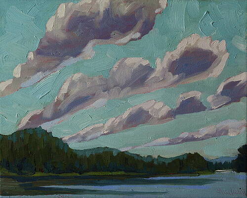 Wall Art - Painting - Dumoine Langmuir Cloud Streets by Phil Chadwick