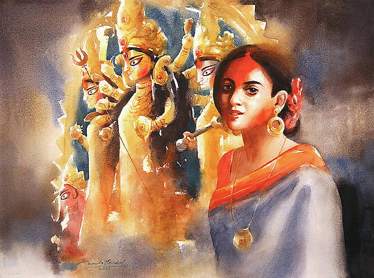 Durga Paintings Page 4 Of 4 Fine Art America