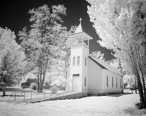 Wall Art - Photograph - Eagleville Community Church Infrared by Mike Lee