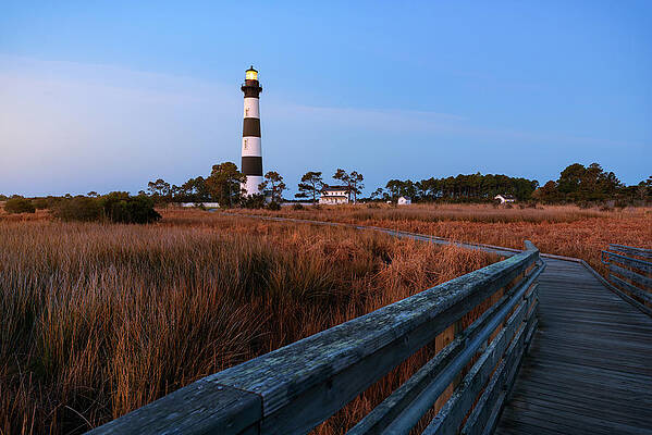 Spring Morning at Bodie Island Lighthouse by Kristen Wilkinson Spring Morning at Bodie Island Lighthouse by Kristen Wilkinson