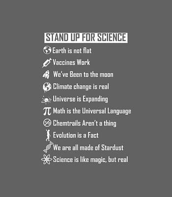 Earth Is Not Flat Vaccines Work Funny Science For Geek Earth Day by reonsessi