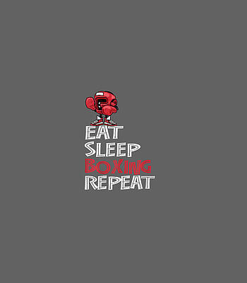 Eat Sleep Boxing Repea For Boys And Men by OakleyRay5Mimi